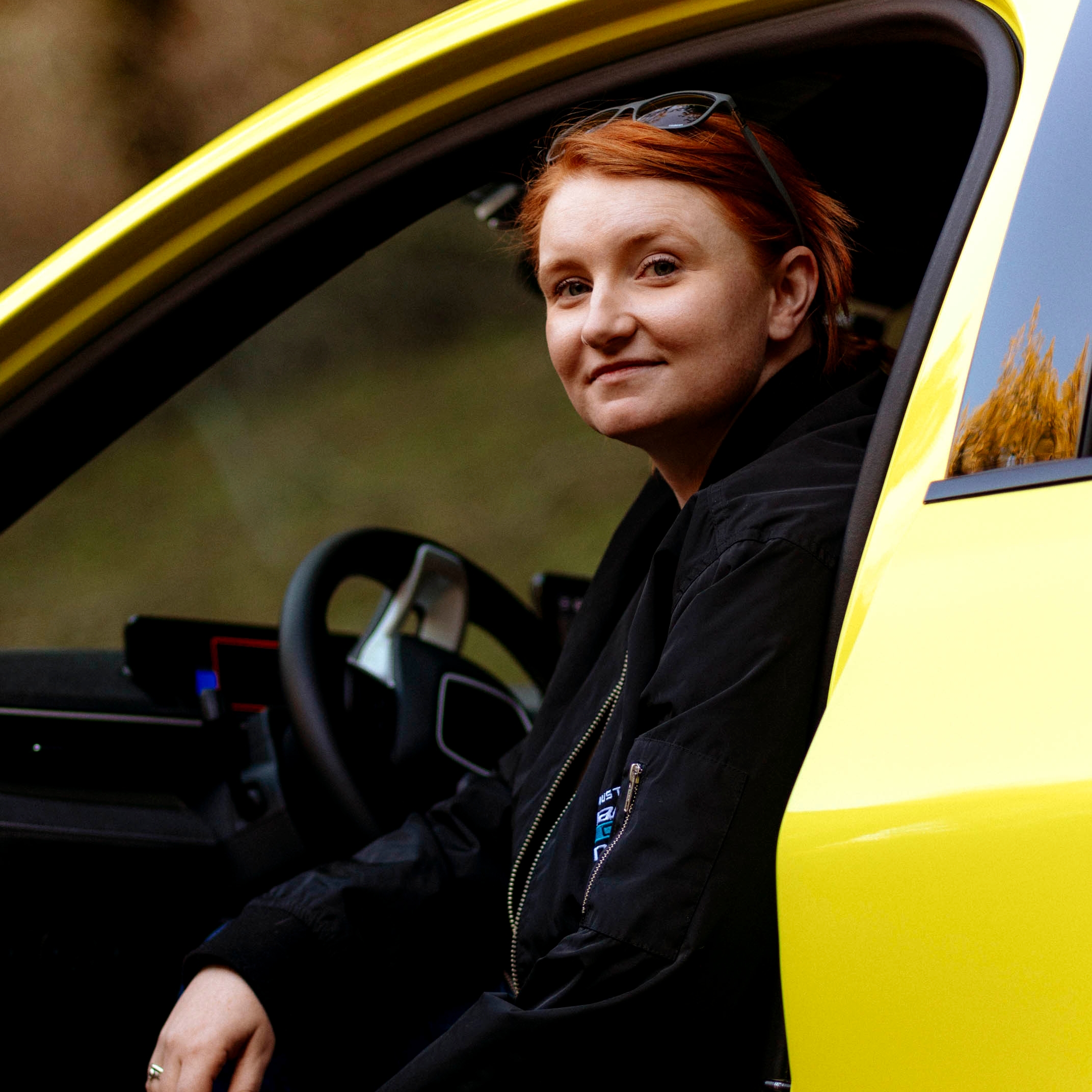 Sophie Dower and Her Mustang Mach-E Rally